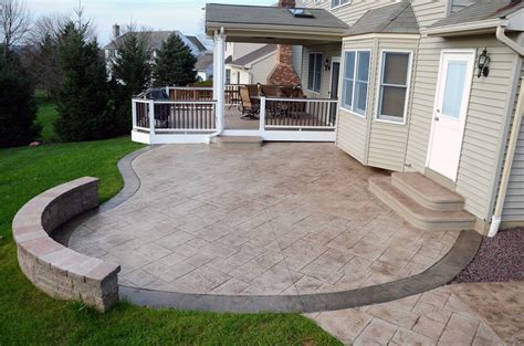 A Raised Concrete Patio For Your Home Patio Designs