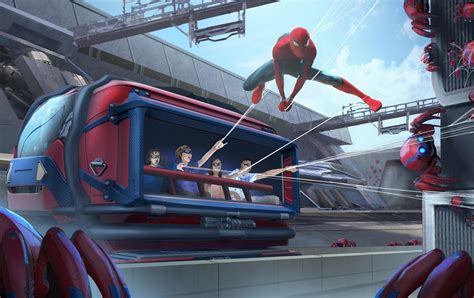 Attraction Spider Man Hôtel Marvel Zone Reine Des Neiges Les