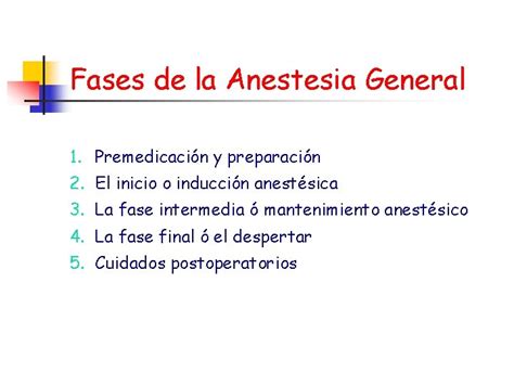 Anestesia Concepto N N N La Palabra Anestesia