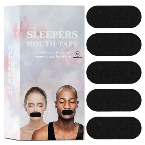 Sleep Strips By Somnifix Advanced Gentle Mouth Tape For Better Nose Breathing Improved