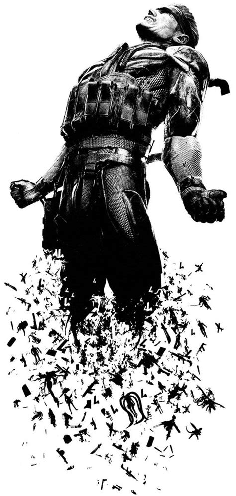 Solid Snake Promo Artwork In His Final Battle A Hero Must Stand Alone
