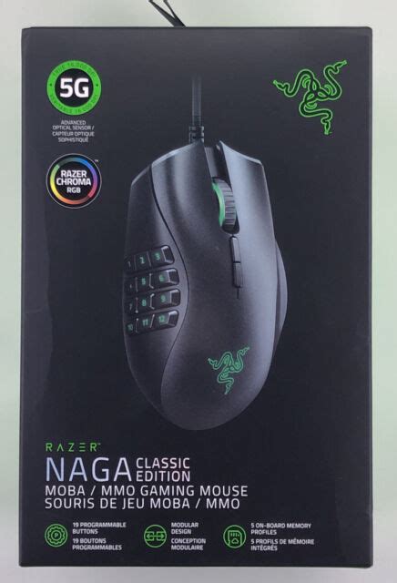 Razer Naga Classic Edition Advanced Mmo Gaming Mouse Factory For Sale Online Ebay
