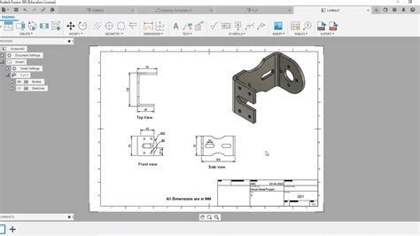 Fusion 360 Custom Drawing Template And Drawing Sheet How To Convert