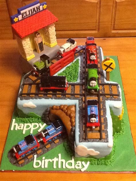 See more ideas about thomas and friends cake, thomas cakes, thomas train cake. Thomas & Friends 3D 4th birthday cake | Thomas birthday ...