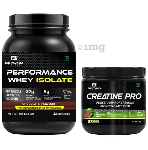 Beyond Fitness Combo Pack Of Performance Whey Isolate Lbs With G