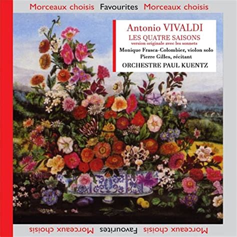 Vivaldi Les Quatre Saisons Avec Sonnets Originaux De Orchestre Paul