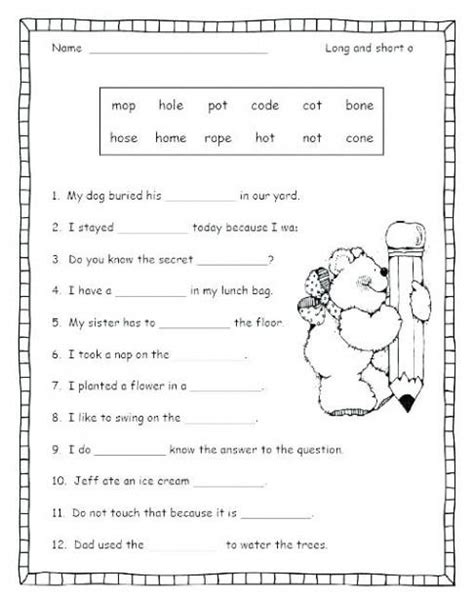 Phonics Worksheets Cvc Sound It Outkindergartenfirst Grade Etsy In