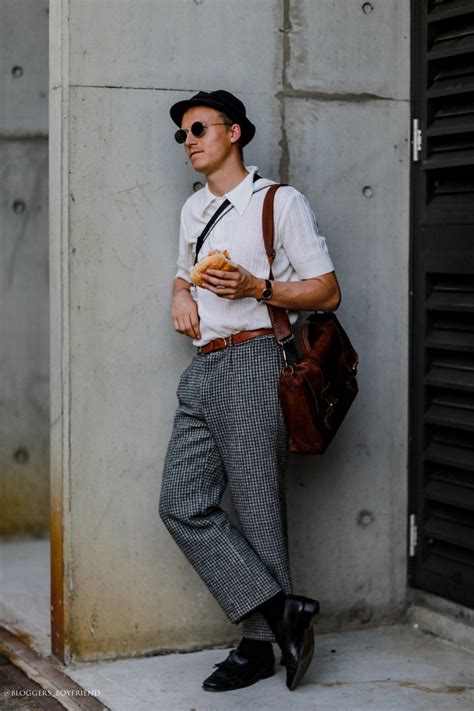Mens Vintage Look At Sydney Fashion Week Bloggersboyfriend