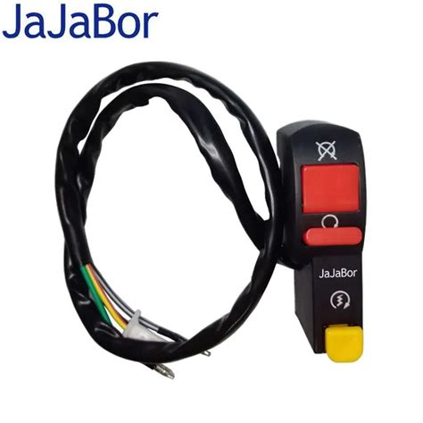 Jajabor Off Road Motorcycle Electric Start Switch Handlebar Onoff