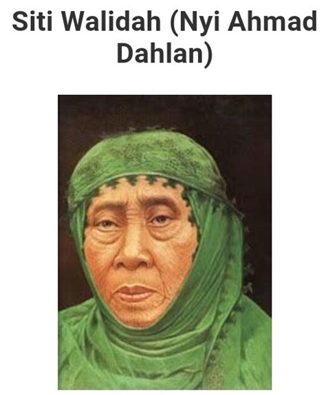 Biografi Pahlawan Wanita Nyi Siti Walidah Ahmad Dahlan Official