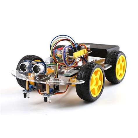 4wd Robot Car Kit For Arduino Uno R3 Smart Project Stem Toys For Kids