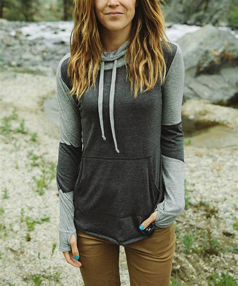 This Heather Two Tone Hoodie Women By Dolly Varden Outdoor Clothing