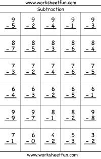 Education.com has been visited by 100k+ users in the past month Subtraction / FREE Printable Worksheets - Worksheetfun ...