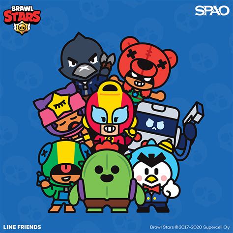 On sunday (november 24th) follow the schedule below so you can have as many chances as possible! Line Friends Brawl Stars x Spao Collaboration Official ...
