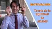 Motivación. Teoría de la equidad de Adams - YouTube