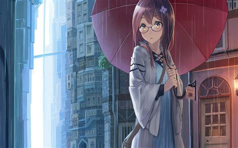 Free Download Fantastic Anime Rain Wallpaper Desktop Hd Wallpaper