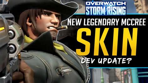 Overwatch New Legendary Skin Mccree Storm Rising 2019 Archives Event