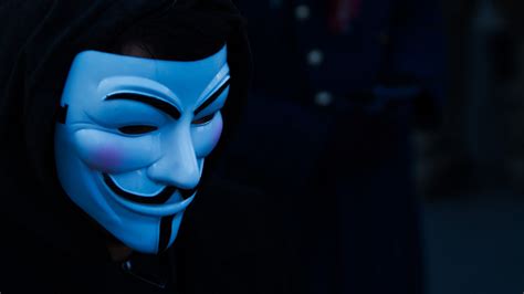 988836 Guy Fawkes Mask Dark Anonymous Blue Mask Hoods Mocah Hd