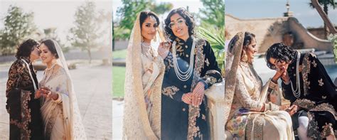 Indo Pak Lesbian Couple Look Regal In Fairy Tale Wedding