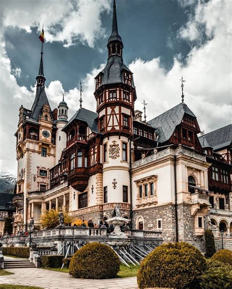 Peles Castle Placed In The Town Of Sinaia Is A Masterpiece Of German