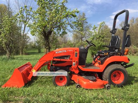 2014 Kubota Bx2370 4x4 Compact Tractor Loader 60 Belly Mower Cheap