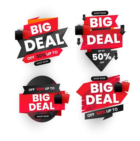 Premium Vector Vector Set Of Tags Badges Sticker For The Sale With
