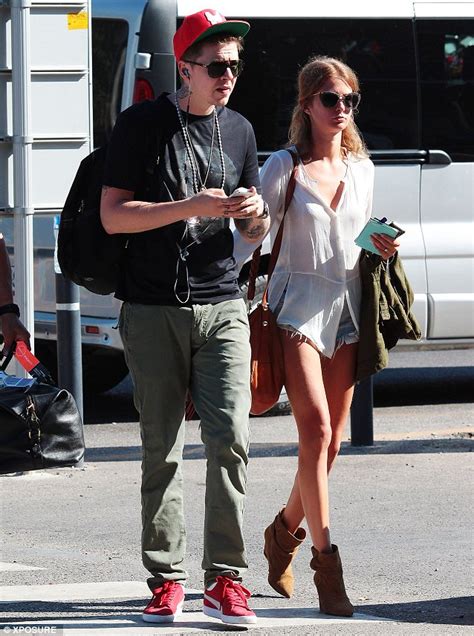 Professor Green And Millie Mackintosh Share A Smooch As They Head Home