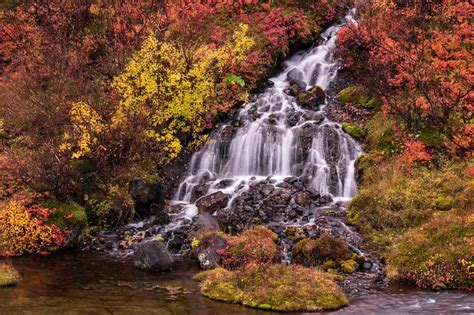 Iceland Hraunfossar Lava Falls Anne Mckinnell Photography