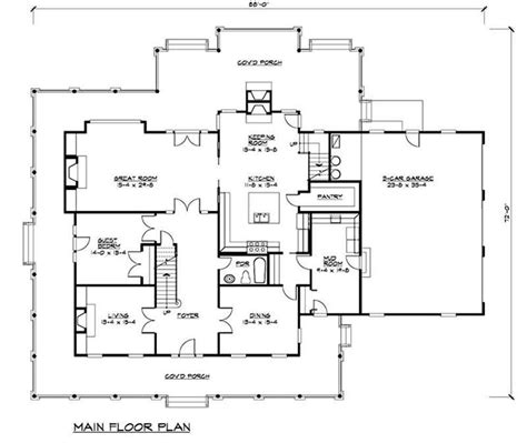 Classic Farmhouse Floor Plans Thefloors House Plans 104707