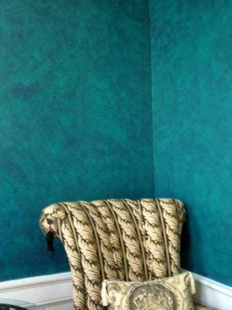 I think there are very few south. teal faux paint walls | Faux Finishes | Interior Effects ...