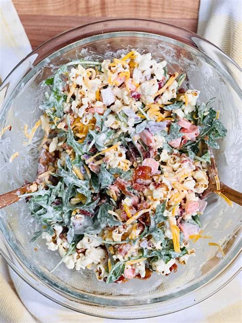 Popcorn Salad Recipe Inspired By Molly Yehs Viral Salad