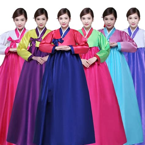 New Korean Traditional Costume Hanbok Dress Hanbok Female Korea Palace