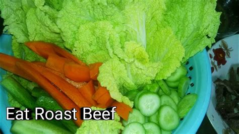 Roast Beef And Vegetables Beef And Vegetables Yummy Roast Beef Best Local Food Phea Ra