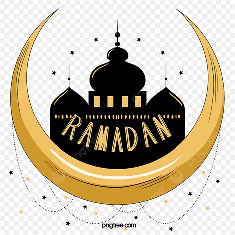 Ramadan Festival Png Image Cartoon Ramadan Festival Moon Element Moon