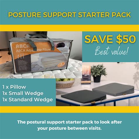 Posture Support Starter Pack Abc Australasia