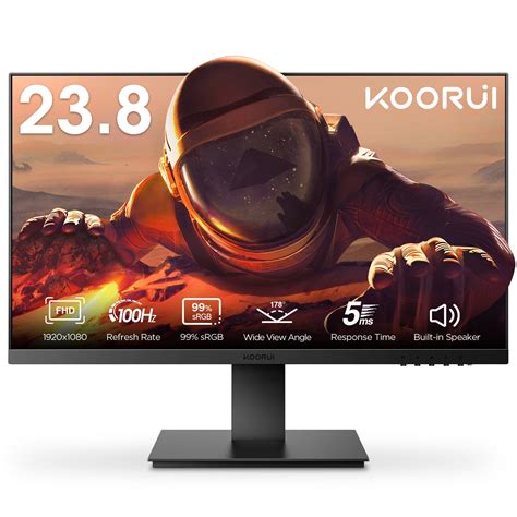 Koorui Inch Computer Gaming Monitor Build In Speakers Ips Display Fhd P Hz Hdmi Vga