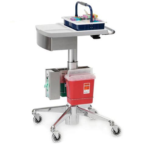 Perform the venipuncture, collecting the sample(s) in the appropriate container(s). storage cart medical - Google 검색 | Phlebotomy, Medical ...