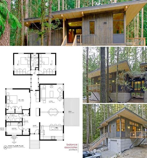 47 Small Modern Cabin House Plan By Freegreen