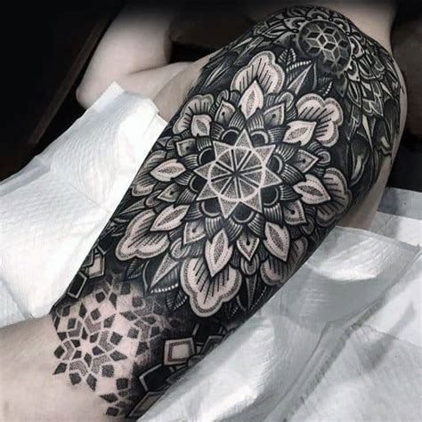 70 Mandala Tattoo Designs For Men Symbolic Ink Ideas