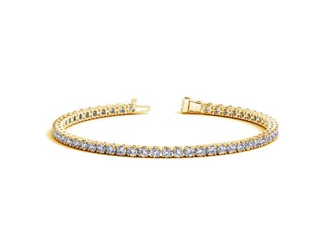 Round Diamond Tennis Bracelet In 14k Yellow Gold 5 Cttw Richard