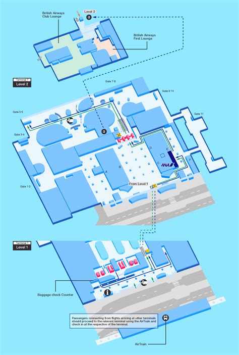 Jfk Airport Terminal 7 Map Tourist Map Of English