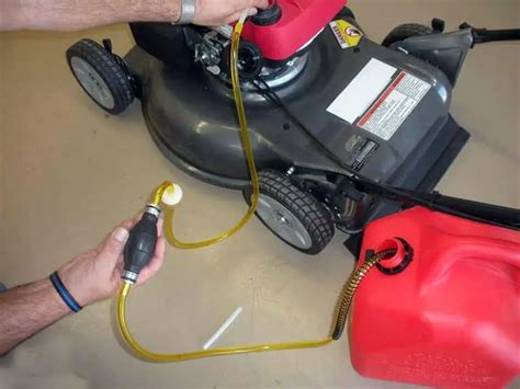 How To Drain Gas From A Lawn Mower Step By Step
