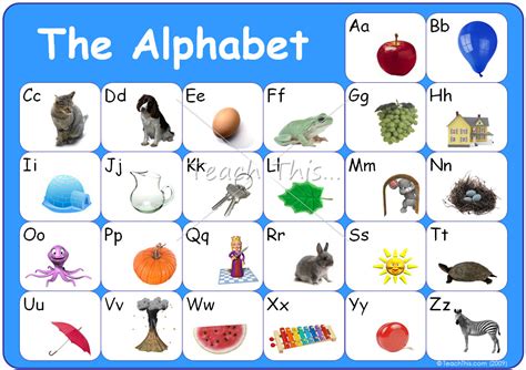 Alphabet Chart Alphabet Chart Printable Alphabet Grammar Writing