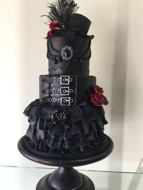 Gothic Wedding Cake Gothic Birthday Cakes Gothic Wedding Cake