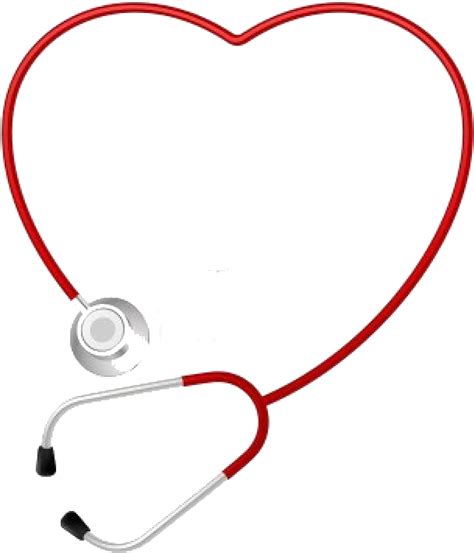 Stethoscope Heart Medicine Cardiology Pulse Heart Stethoscope Clipart