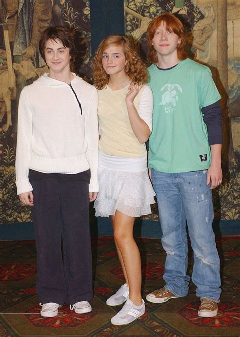 Daniel Radcliffe Emma Watson And Rupert Grint Harry Potter Actors Harry Potter Characters