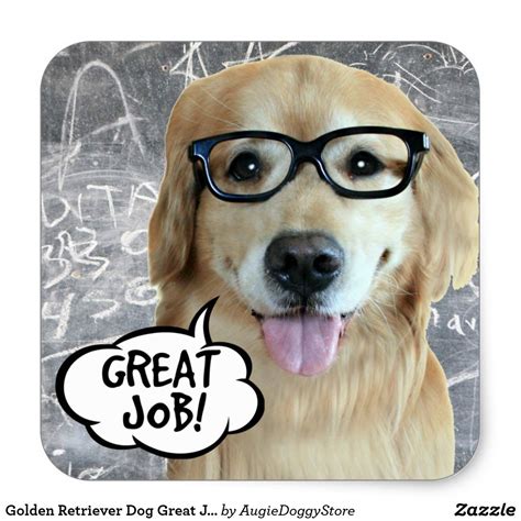 We did not find results for: Golden Retriever Dog Great Job Teacher Reward Square ...