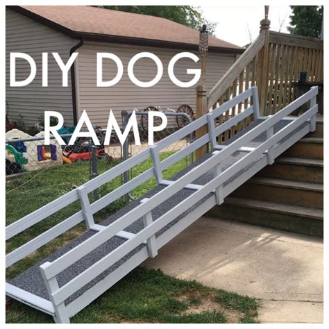 If you love to sleep with your dog or your puppy, just love to be on your bed then remove all worries of your puppy to reach your bed. DIY Dog Ramp over stairs Dog ramp Diy dog ramp … | Pinteres…