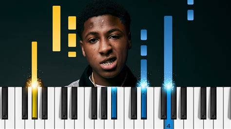 Nba Youngboy Outside Today Easy Piano Tutorial Youngboy Never