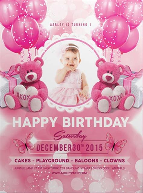 Kids Birthday Invitation Templates 32 Free Psd Vector Eps Ai Card Free